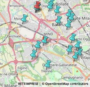 Mappa Via Capo Rizzuto, 20151 Milano MI, Italia (2.374)