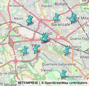 Mappa Via Capo Rizzuto, 20151 Milano MI, Italia (1.93909)