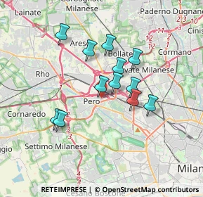 Mappa Via Capo Rizzuto, 20151 Milano MI, Italia (2.86417)