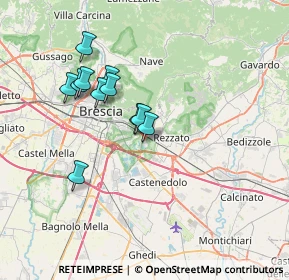 Mappa Ingresso parcheggio metropolitana sant'eufemia, 25135 Brescia BS, Italia (6.10909)