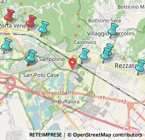 Mappa Ingresso parcheggio metropolitana sant'eufemia, 25135 Brescia BS, Italia (2.59364)