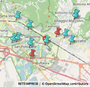 Mappa Ingresso parcheggio metropolitana sant'eufemia, 25135 Brescia BS, Italia (2.09833)