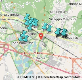 Mappa Ingresso parcheggio metropolitana sant'eufemia, 25135 Brescia BS, Italia (1.6335)