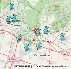 Mappa Ingresso parcheggio metropolitana sant'eufemia, 25135 Brescia BS, Italia (4.72727)