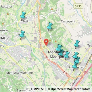 Mappa Via Bivio S. Vitale, 36075 Montecchio Maggiore VI, Italia (2.36273)