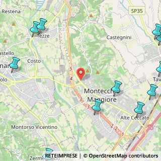 Mappa Via Bivio S. Vitale, 36075 Montecchio Maggiore VI, Italia (4.13)