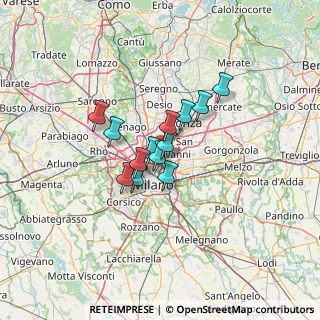 Mappa Viale dell'Innovazione, 20125 Milano MI, Italia (8.24538)