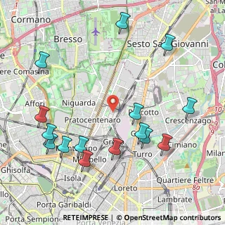 Mappa Viale dell'Innovazione, 20125 Milano MI, Italia (2.43867)