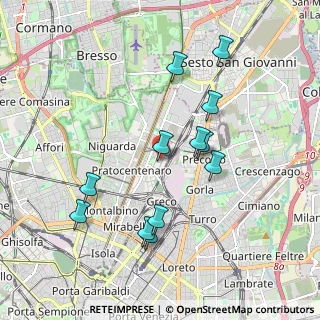 Mappa Viale dell'Innovazione, 20125 Milano MI, Italia (1.86083)