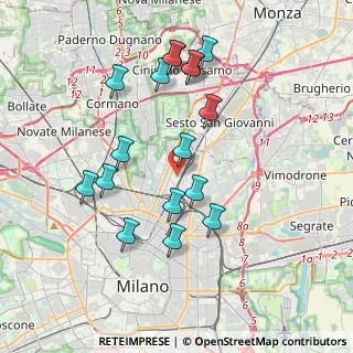 Mappa Viale dell'Innovazione, 20125 Milano MI, Italia (3.74353)