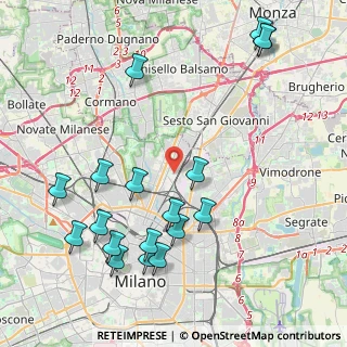 Mappa Viale dell'Innovazione, 20125 Milano MI, Italia (4.90667)