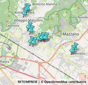 Mappa Via Leonardo da Vinci, 25086 Rezzato BS, Italia (1.72333)