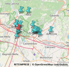 Mappa Via Leonardo da Vinci, 25086 Rezzato BS, Italia (5.58611)