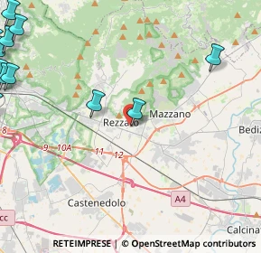 Mappa Via Leonardo da Vinci, 25086 Rezzato BS, Italia (7.46571)