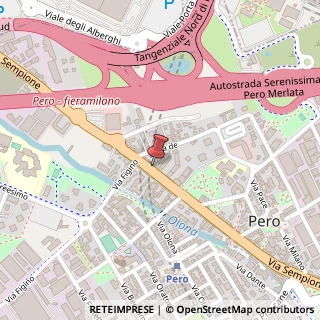 Mappa Via Sempione, 136, 20016 Pero, Milano (Lombardia)
