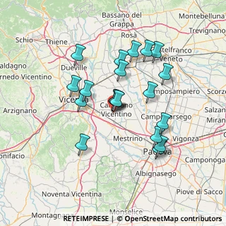 Mappa Via Piersanti Mattarella, 36043 Camisano Vicentino VI, Italia (12.77842)