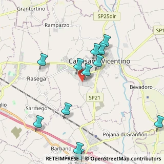 Mappa Via Piersanti Mattarella, 36043 Camisano Vicentino VI, Italia (2.27833)