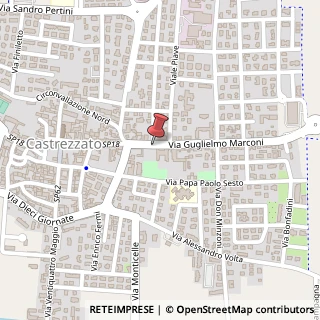 Mappa Via Guglielmo Marconi,  7, 25030 Castrezzato, Brescia (Lombardia)