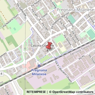Mappa Via Cascina Comune, 36, 20006 Pregnana Milanese, Milano (Lombardia)
