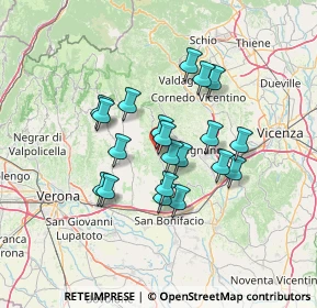 Mappa Via Cotto, 37035 San Giovanni Ilarione VR, Italia (10.804)