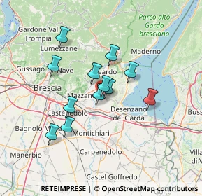 Mappa Via Palazzo, 25081 Bedizzole BS, Italia (10.85)