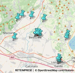 Mappa Via Palazzo, 25081 Bedizzole BS, Italia (3.81333)