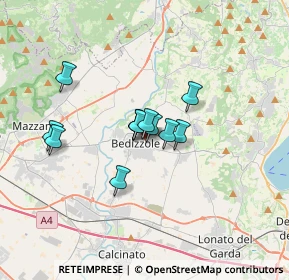 Mappa Via Palazzo, 25081 Bedizzole BS, Italia (2.22417)