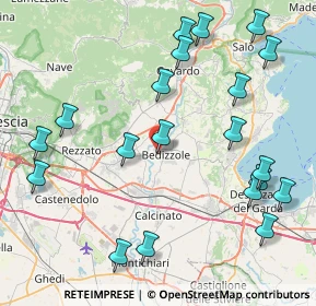 Mappa Via del Poggio, 25081 Bedizzole BS, Italia (9.8775)
