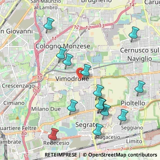 Mappa Viale delle Industrie, 20090 Vimodrone MI, Italia (2.32143)
