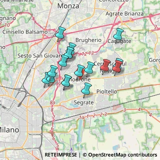 Mappa Viale delle Industrie, 20090 Vimodrone MI, Italia (2.80118)
