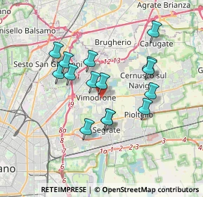 Mappa Viale delle Industrie, 20090 Vimodrone MI, Italia (3.11267)