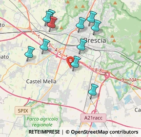Mappa Traversa Sedicesima, 25125 Brescia BS, Italia (3.92545)