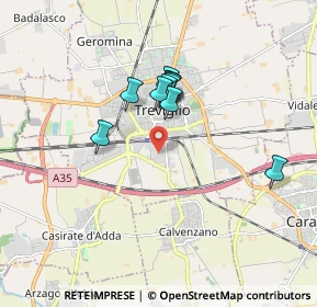 Mappa Via Roggia Vailata, 24047 Treviglio BG, Italia (1.31818)
