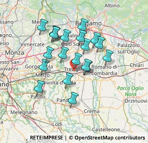 Mappa Via Roggia Vailata, 24047 Treviglio BG, Italia (11.798)