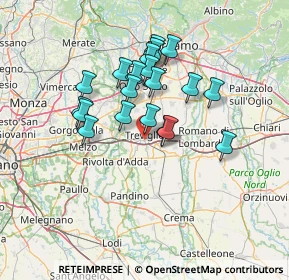 Mappa Via Roggia Vailata, 24047 Treviglio BG, Italia (11.475)
