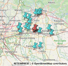 Mappa Via Roggia Vailata, 24047 Treviglio BG, Italia (10.4165)