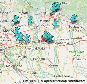 Mappa Via Roggia Vailata, 24047 Treviglio BG, Italia (16.918)