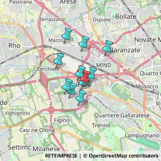 Mappa Via Emilio Alessandrini, 20016 Pero MI, Italia (1.09091)