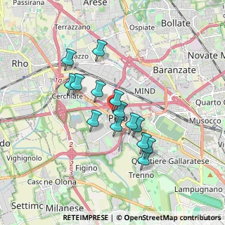 Mappa Via Emilio Alessandrini, 20016 Pero MI, Italia (1.43071)