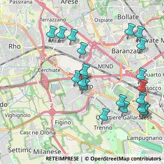 Mappa Via Emilio Alessandrini, 20016 Pero MI, Italia (2.398)