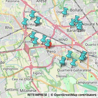 Mappa Via Emilio Alessandrini, 20016 Pero MI, Italia (2.327)