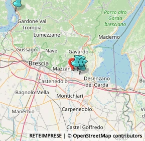 Mappa Via Giuseppe Garibaldi, 25081 Bedizzole BS, Italia (55.95583)