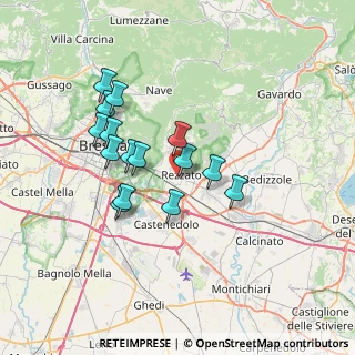 Mappa Via Mazzini, 25086 Rezzato BS, Italia (6.032)