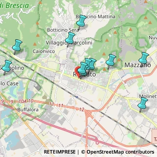 Mappa Via Mazzini, 25086 Rezzato BS, Italia (2.03273)