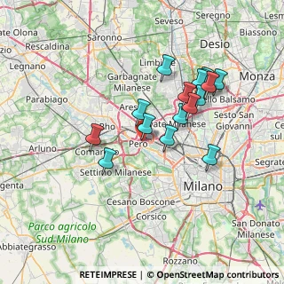 Mappa Via Vincenzo Monti, 20016 Pero MI, Italia (6.43438)