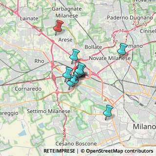 Mappa Via Vincenzo Monti, 20016 Pero MI, Italia (2.07636)