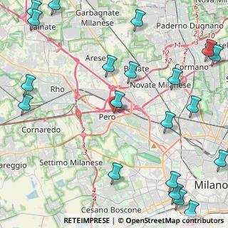 Mappa Via Vincenzo Monti, 20016 Pero MI, Italia (6.5505)