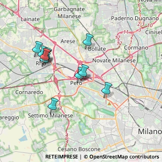 Mappa Via Vincenzo Monti, 20016 Pero MI, Italia (3.57273)