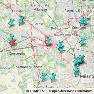 Mappa Via Vincenzo Monti, 20016 Pero MI, Italia (5.998)