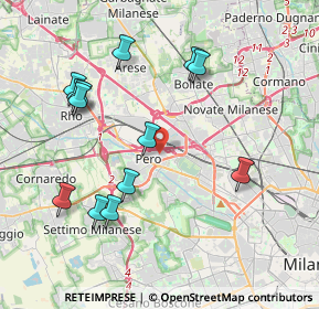 Mappa Via Vincenzo Monti, 20016 Pero MI, Italia (4.15231)